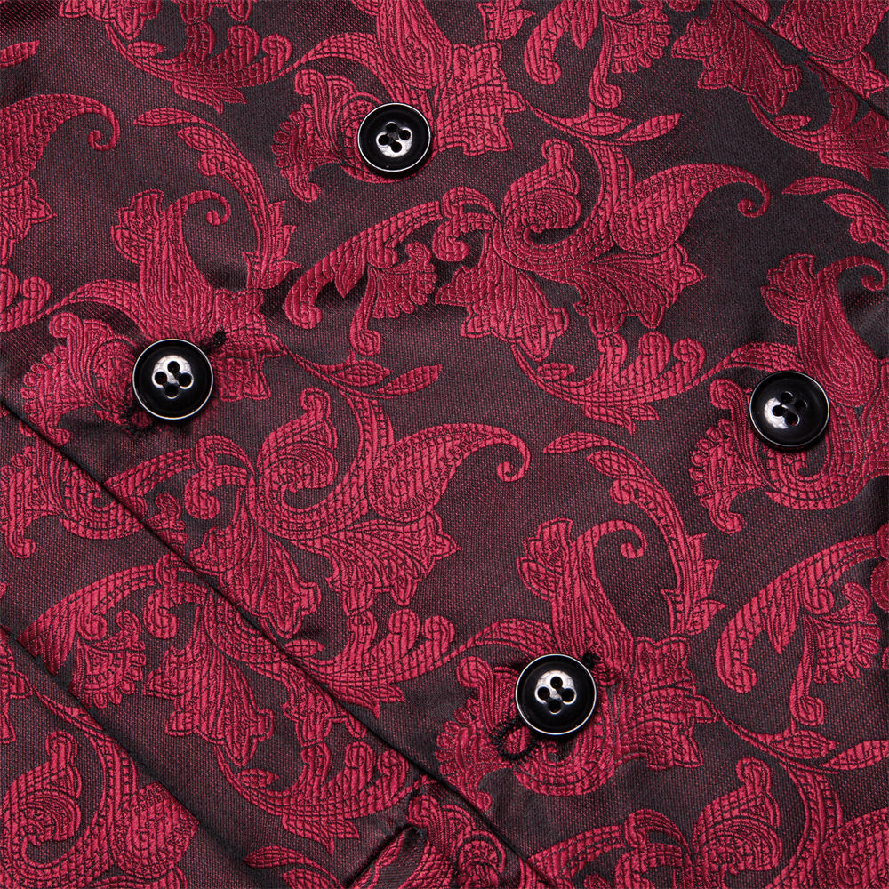 GentCrest Black Floral Vest Set - Image 7