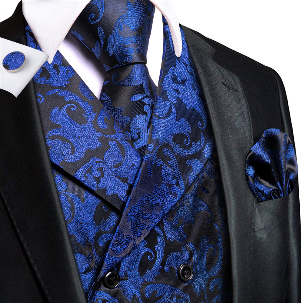 GentCrest Black Paisley Vest Set - Image 3