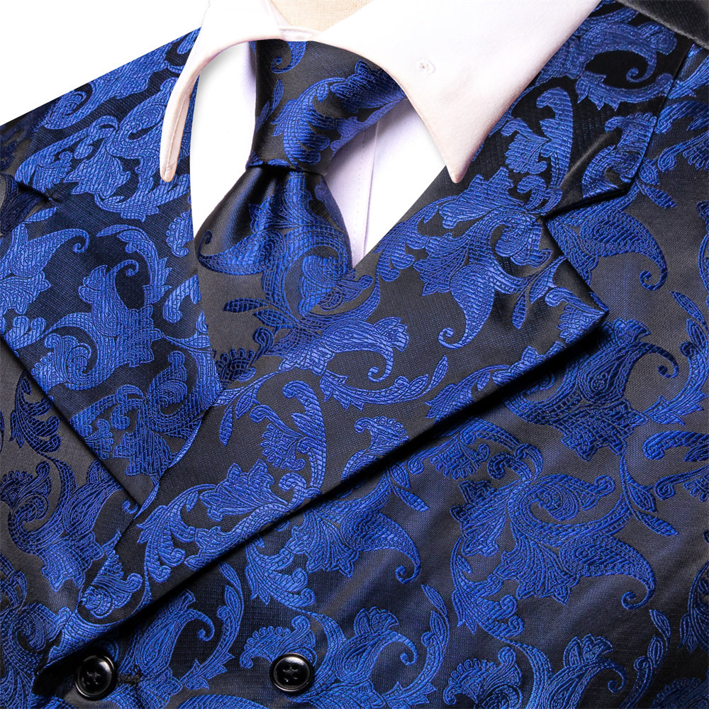 GentCrest Black Paisley Vest Set - Image 4