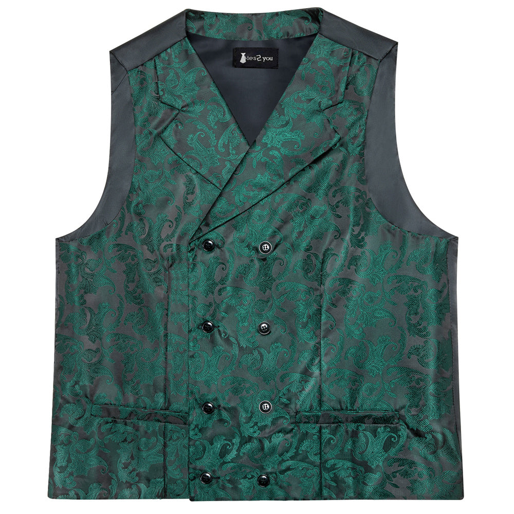 GentCrest Black Paisley Vest Set - Image 5