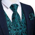 GentCrest Black Paisley Vest Set - Image 1