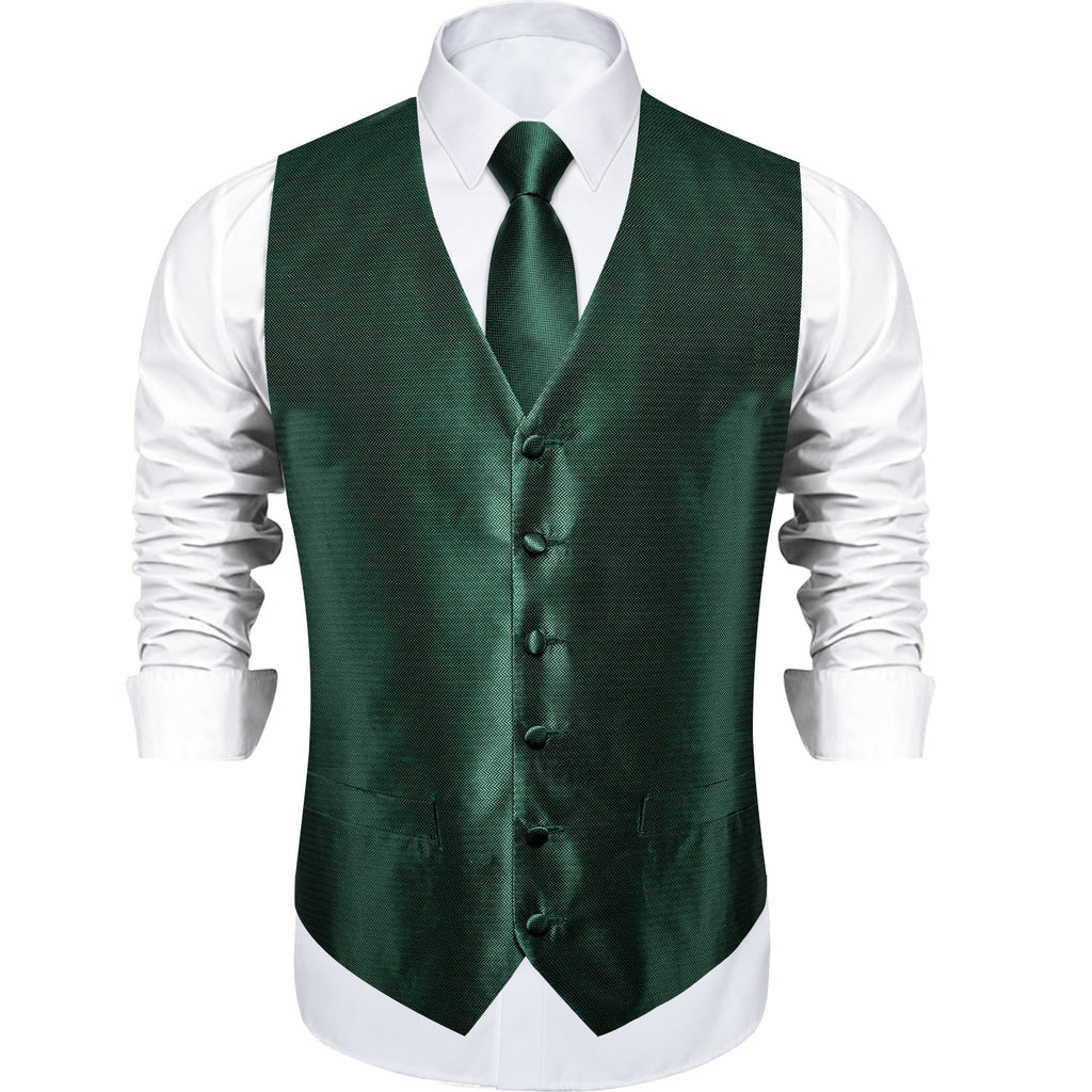 GentCrest Green Solid Vest Set - Image 3
