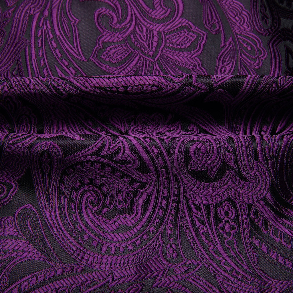 GentCrest Purple Paisley Vest Set - Image 10