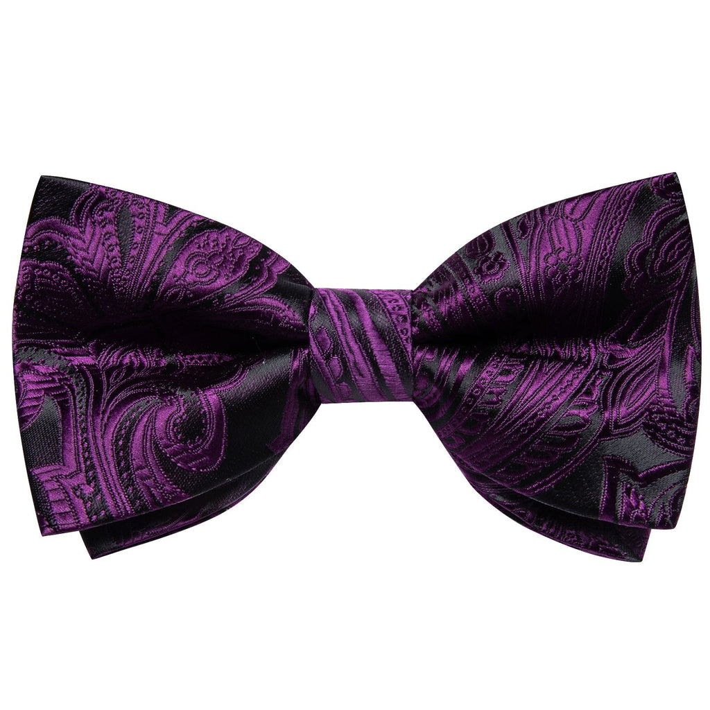 GentCrest Purple Paisley Vest Set - Image 4