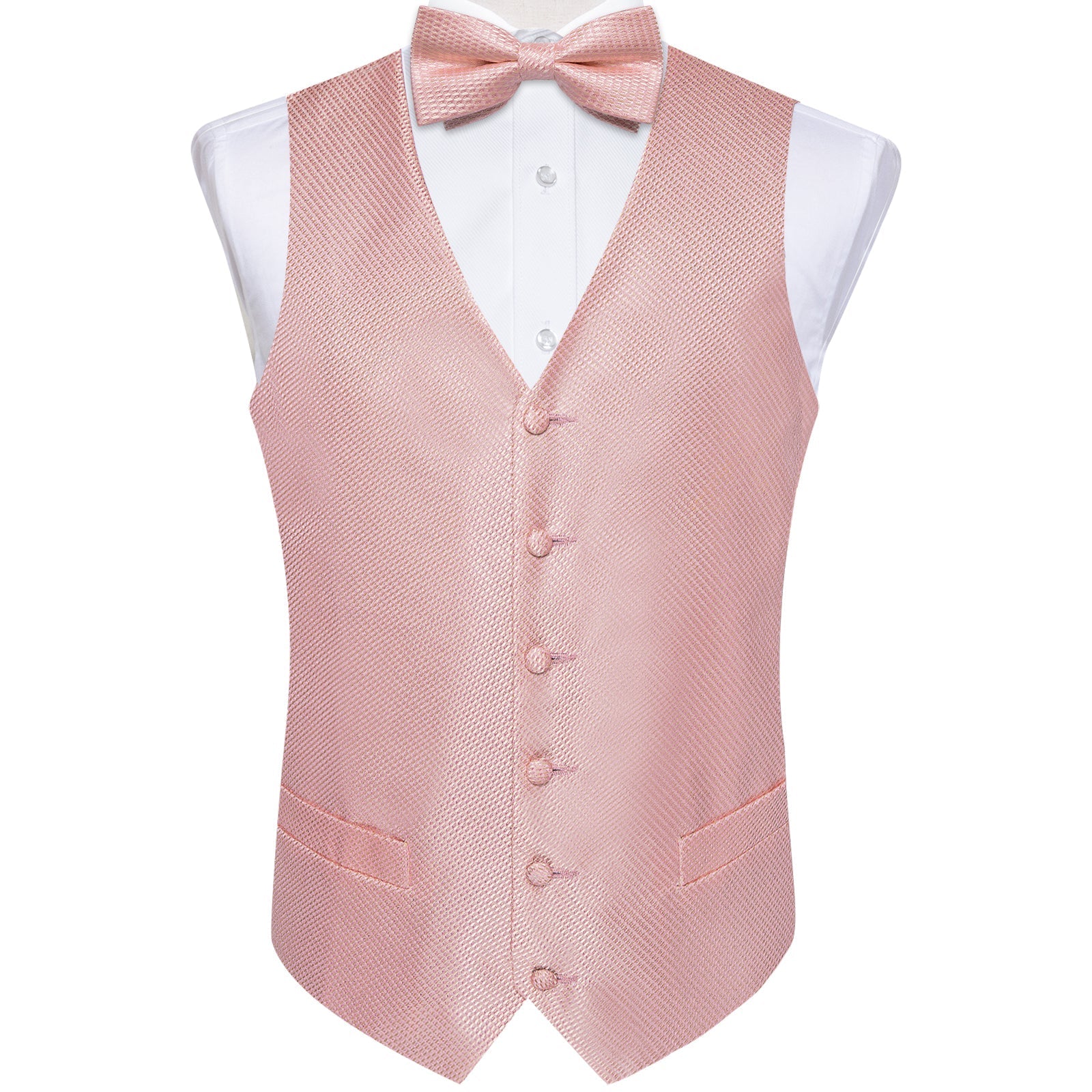 GentCrest Red Textured Vest Set - Image 2