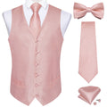 GentCrest Red Textured Vest Set - Image 1