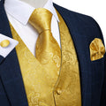 GentCrest Gold Paisley Vest Set - Image 1