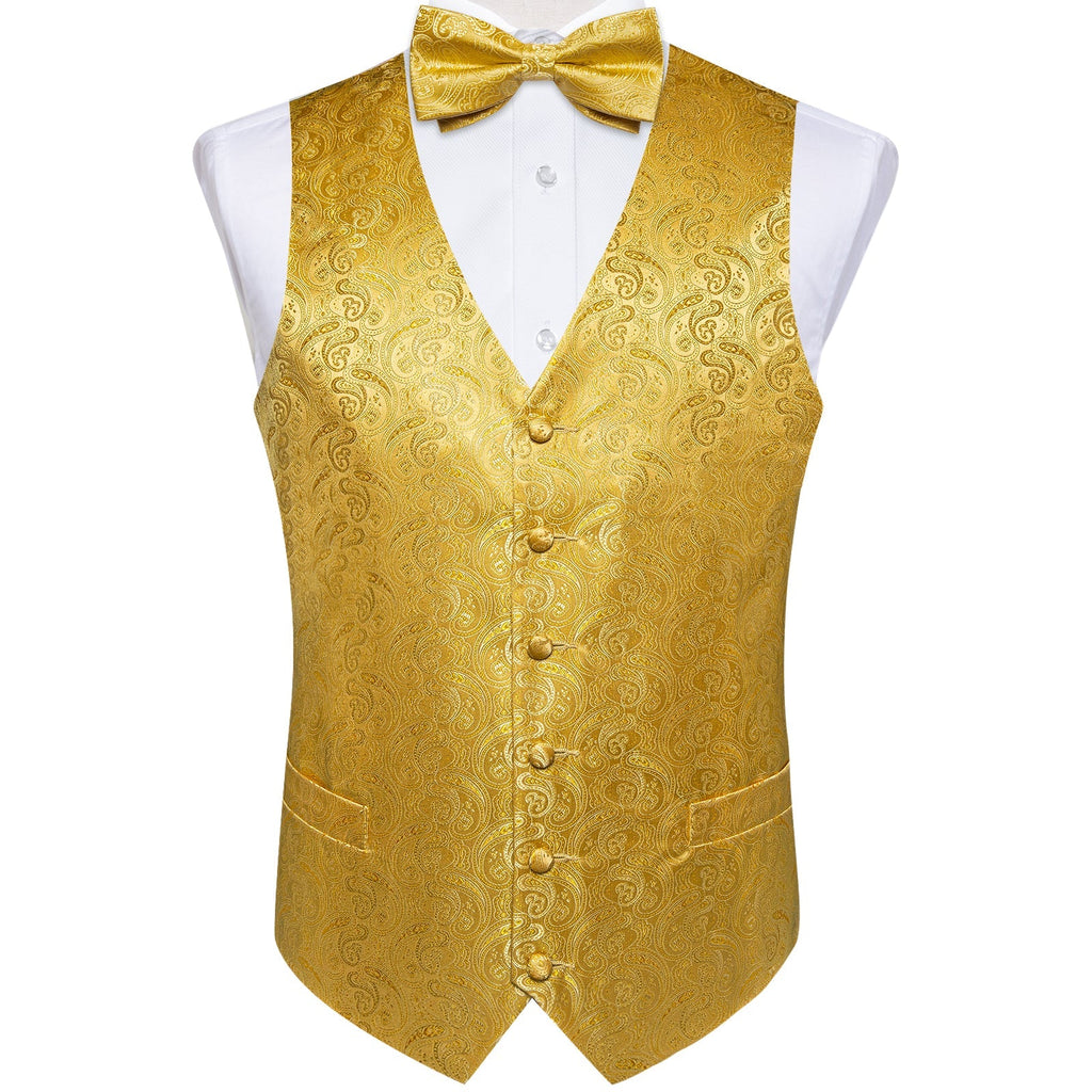 GentCrest Gold Paisley Vest Set - Image 3