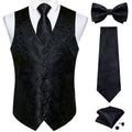 GentCrest Black Paisley Vest Set - Image 1