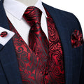 GentCrest Black Paisley Vest Set - Image 1