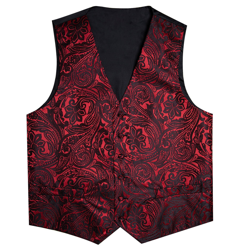 GentCrest Black Paisley Vest Set - Image 9