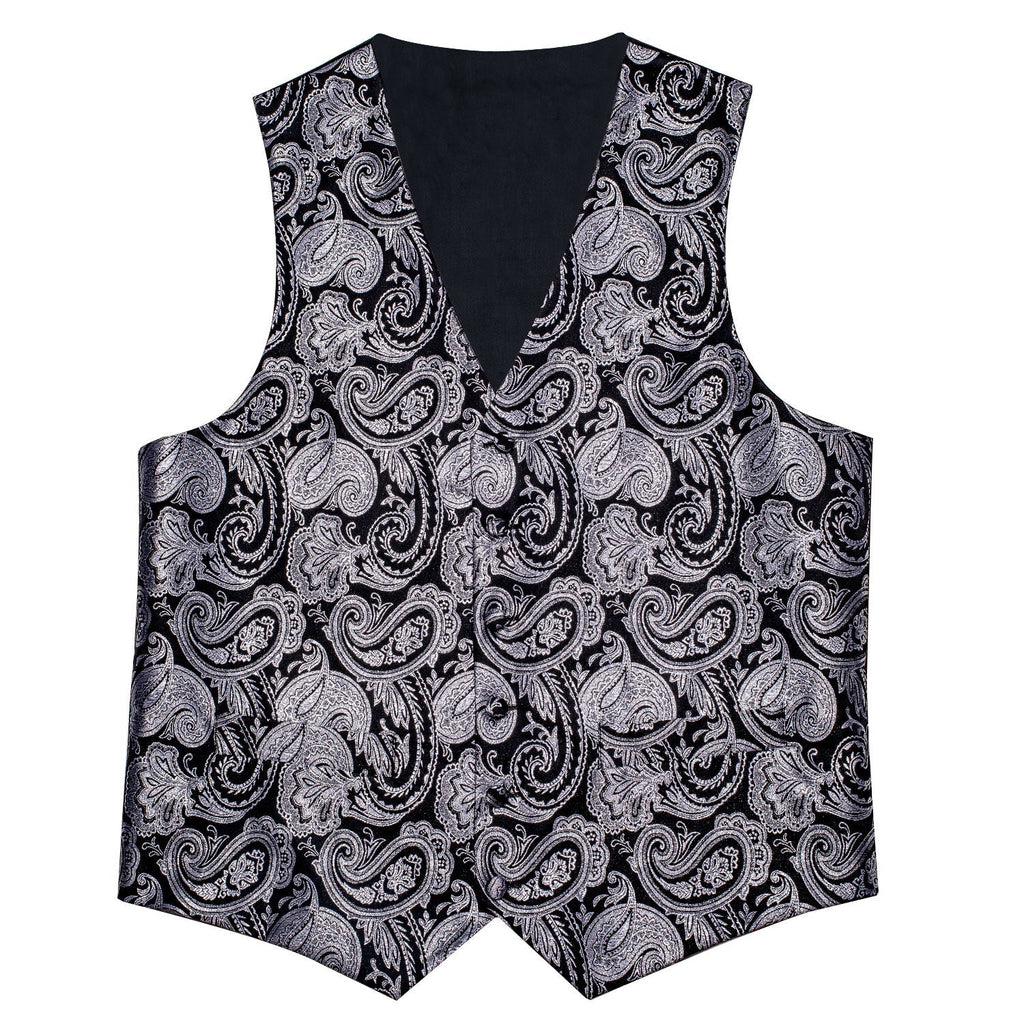 GentCrest Black Paisley Vest Set - Image 5