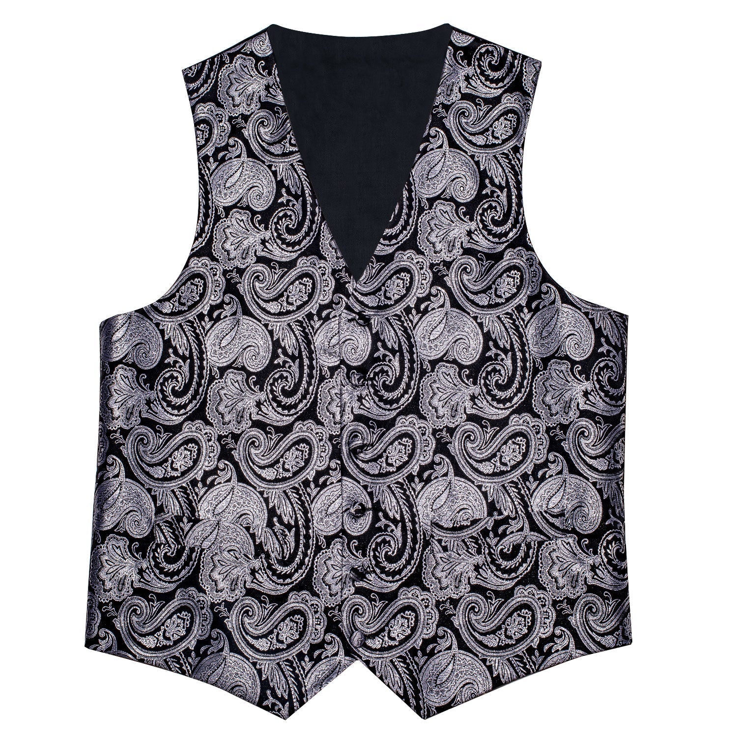 GentCrest Black Paisley Vest Set - Image 5