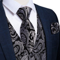 GentCrest Black Paisley Vest Set - Image 1