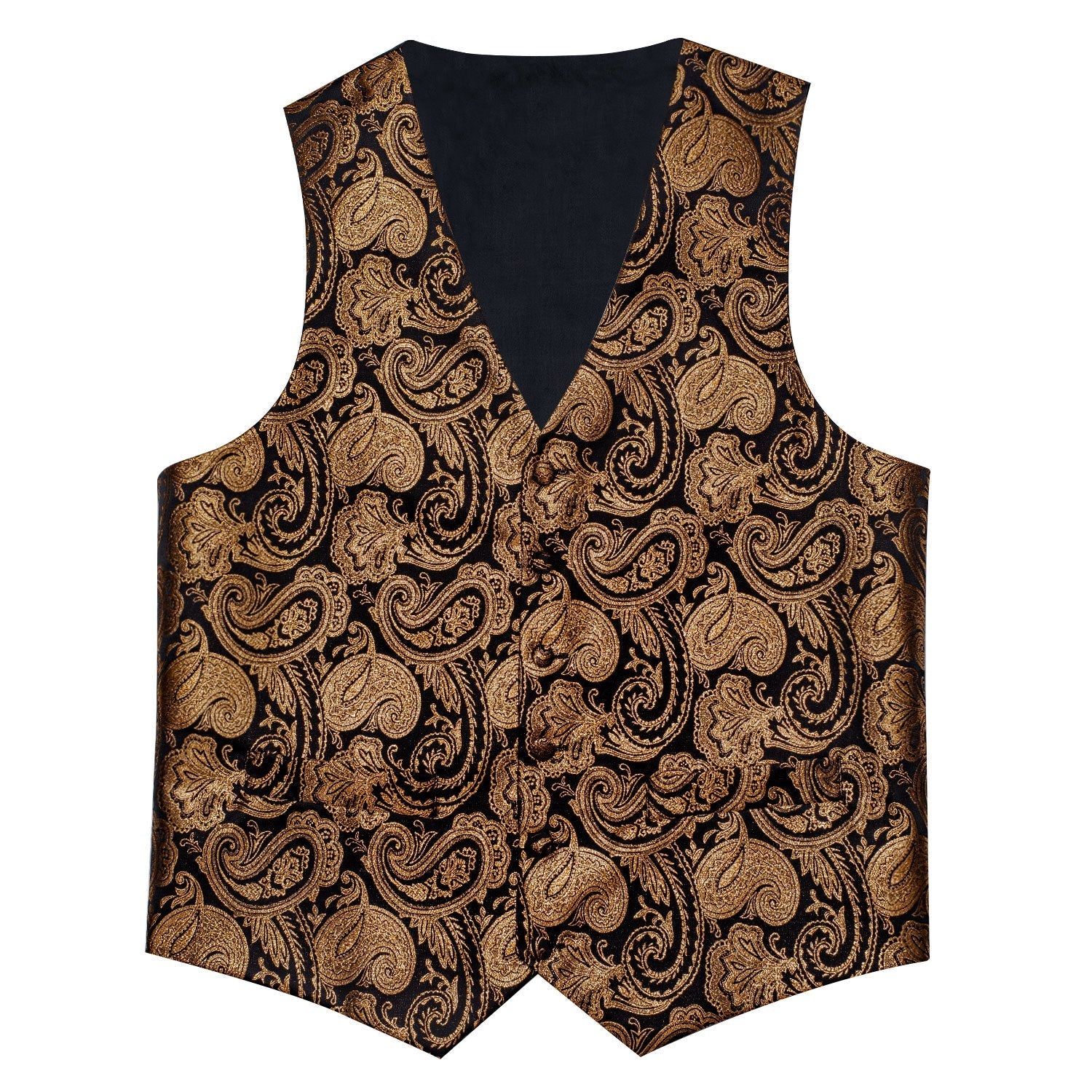 GentCrest Black Paisley Vest Set - Image 4
