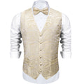 GentCrest Beige Paisley Vest Set - Image 1