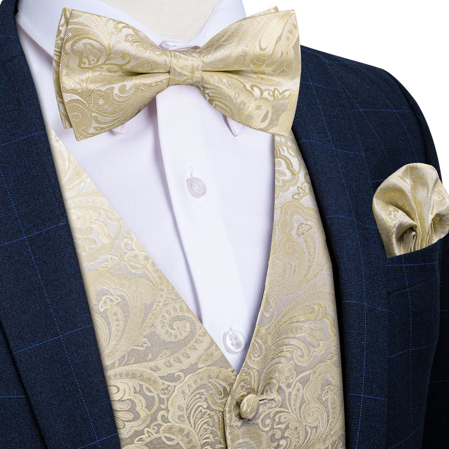 GentCrest Black Paisley Vest Set - Image 1