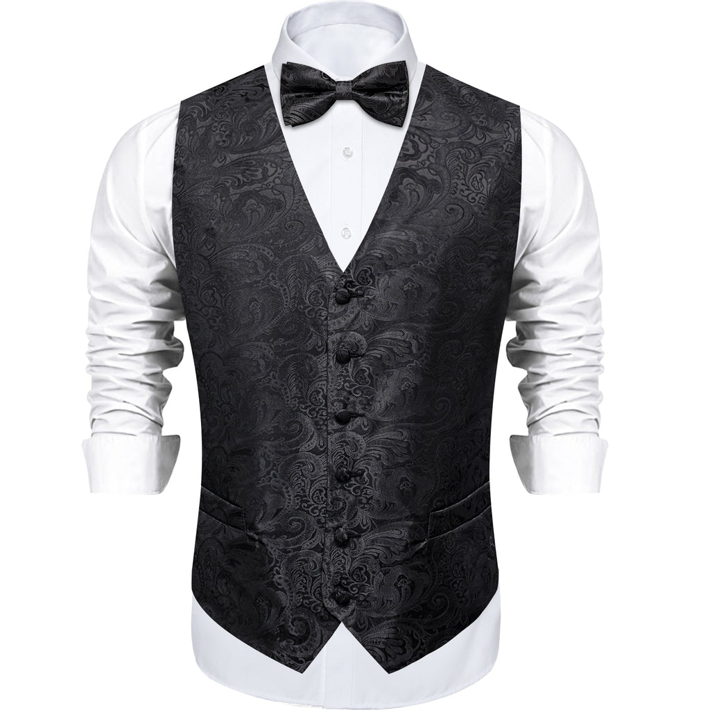 GentCrest Black Paisley Vest Set - Image 4
