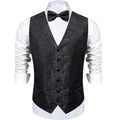 GentCrest Black Paisley Vest Set - Image 1