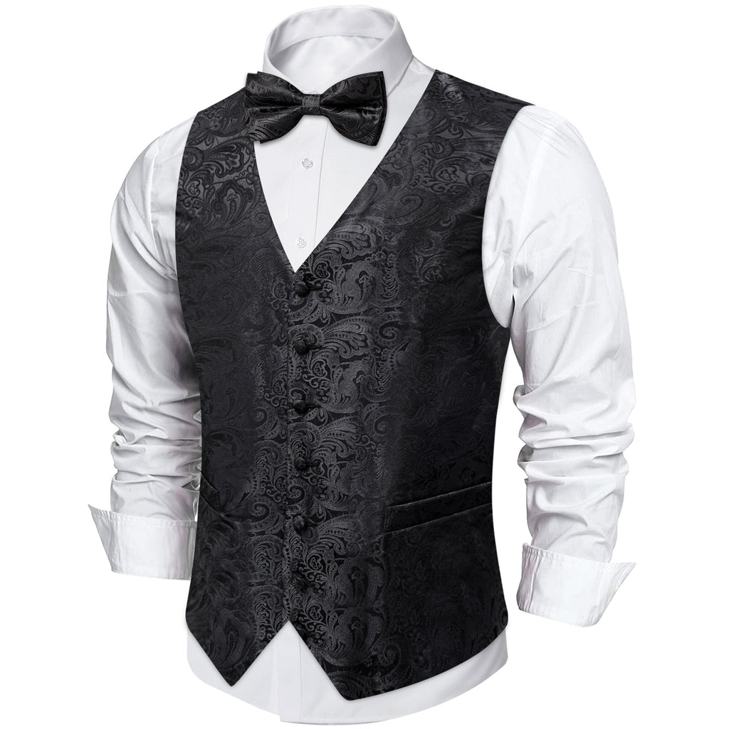 GentCrest Black Paisley Vest Set - Image 2