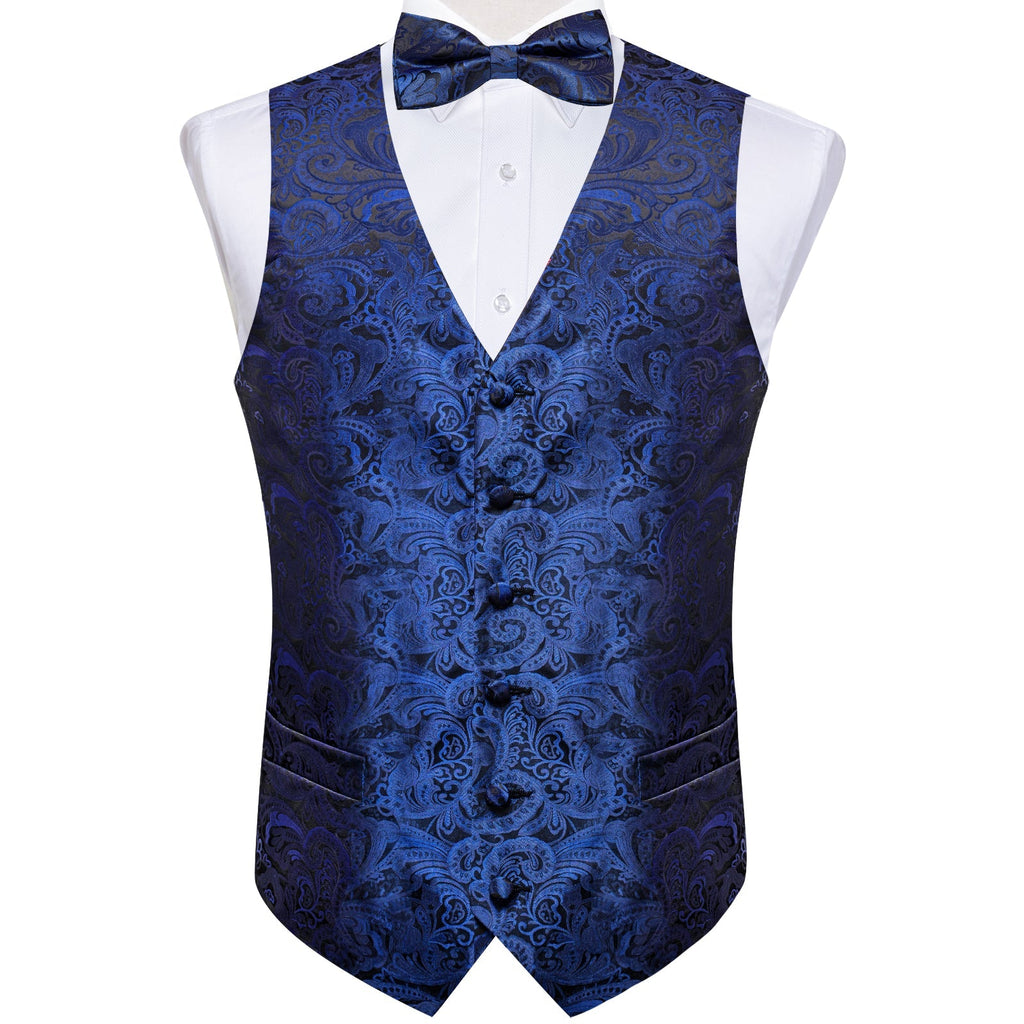 GentCrest Black Paisley Vest Set - Image 3
