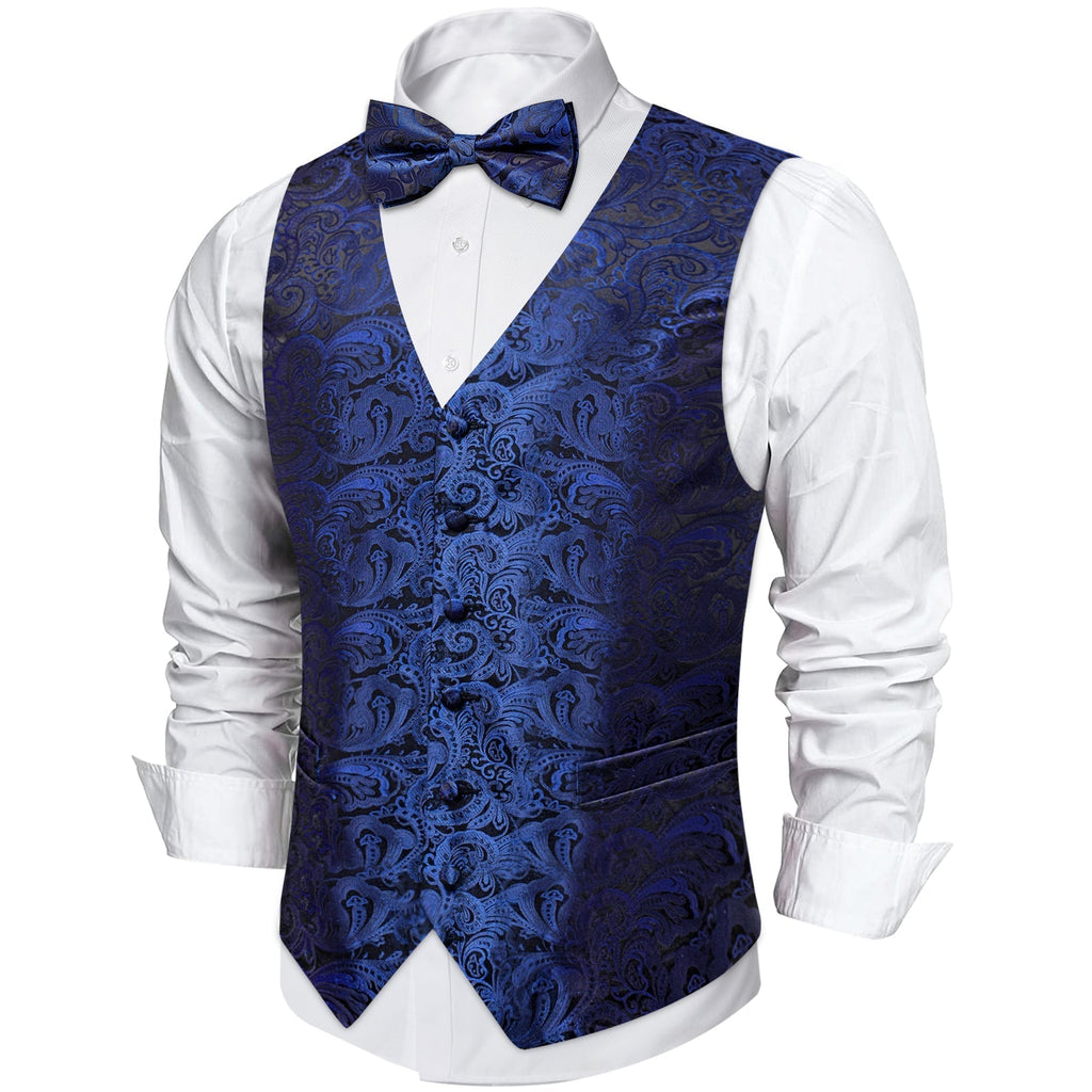 GentCrest Black Paisley Vest Set - Image 4