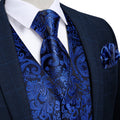 GentCrest Blue Paisley Vest Set - Image 1