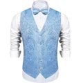 GentCrest Blue Paisley Vest Set - Image 1