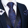 GentCrest Black Paisley Vest Set - Image 1