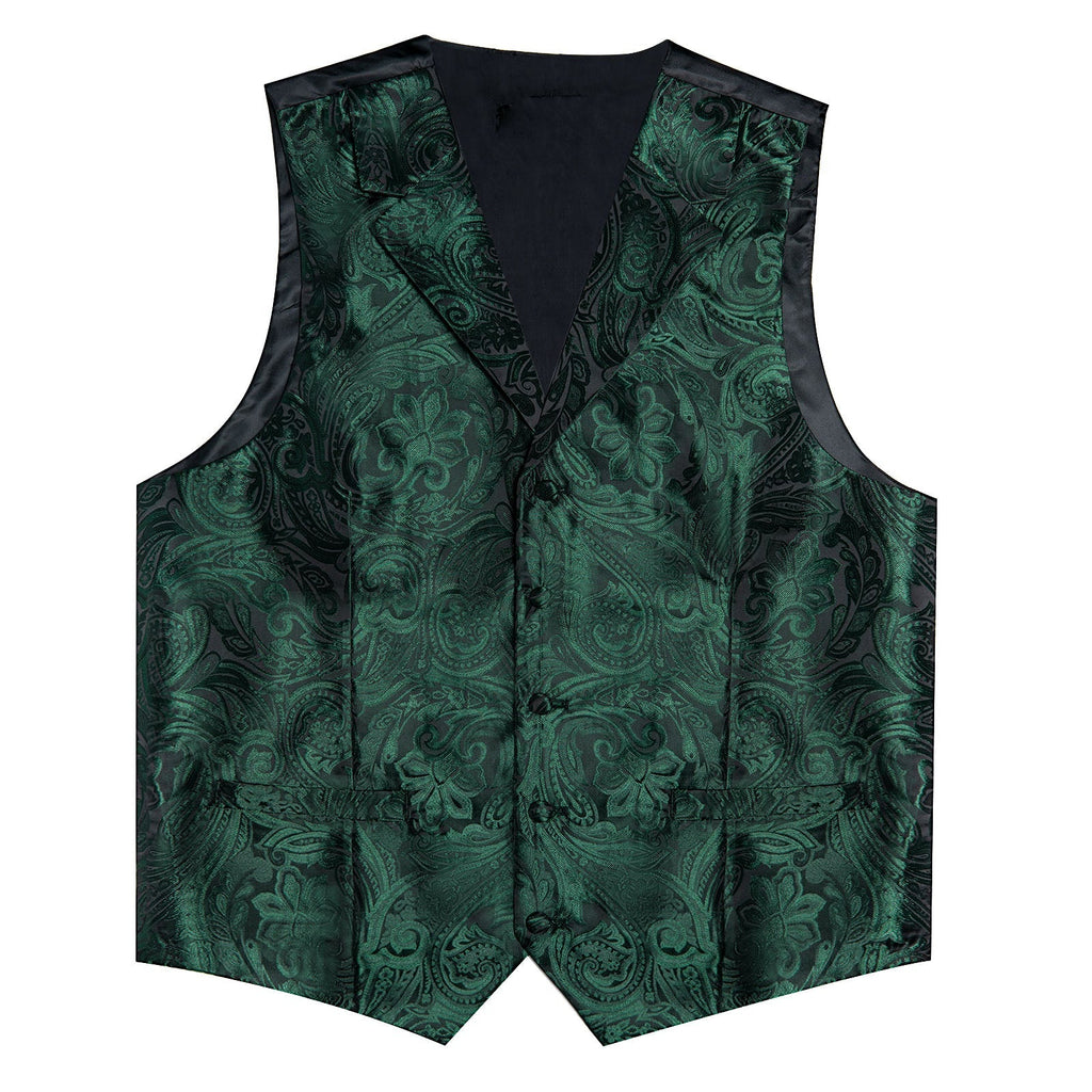 GentCrest Green Paisley Vest Set - Image 2