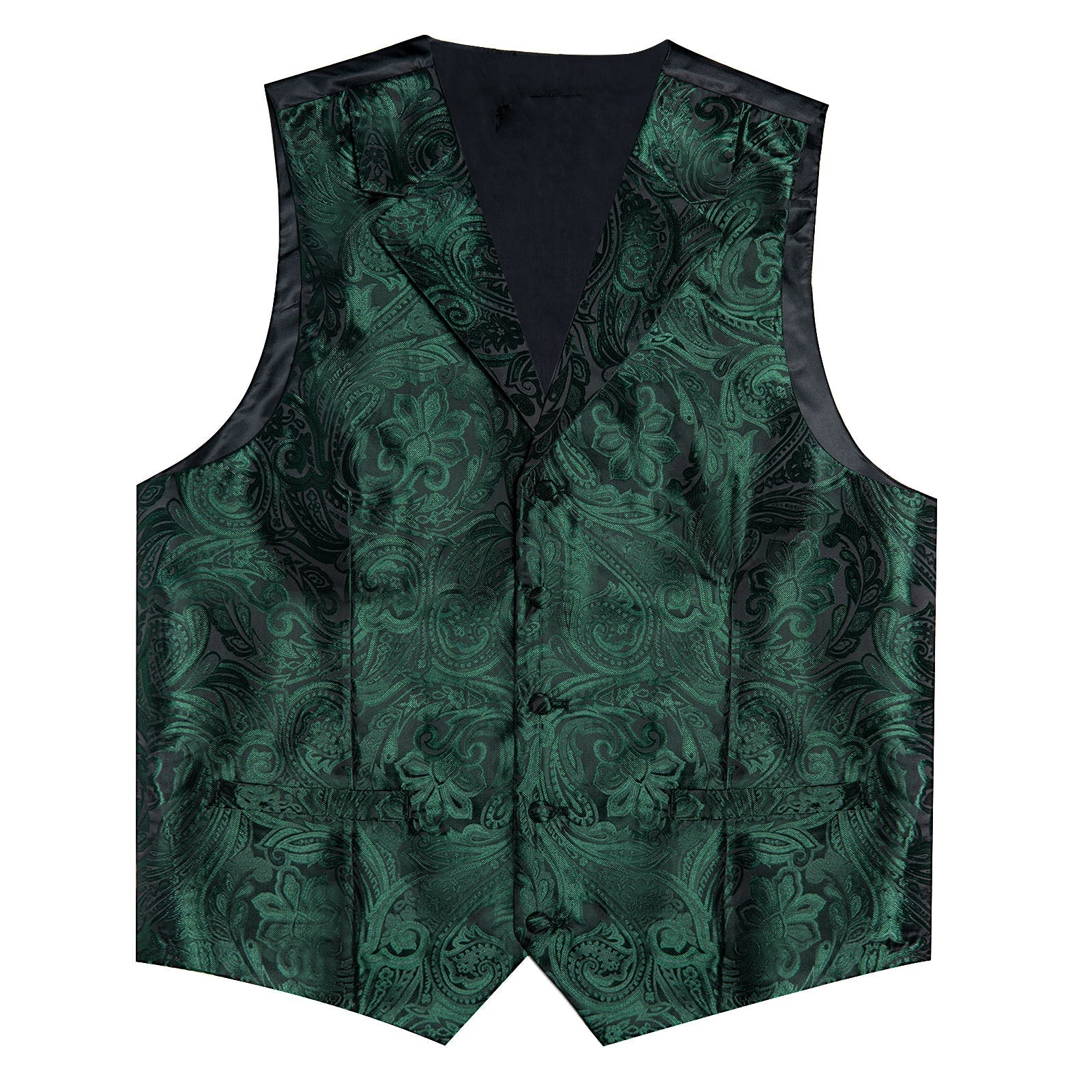 GentCrest Green Paisley Vest Set - Image 2