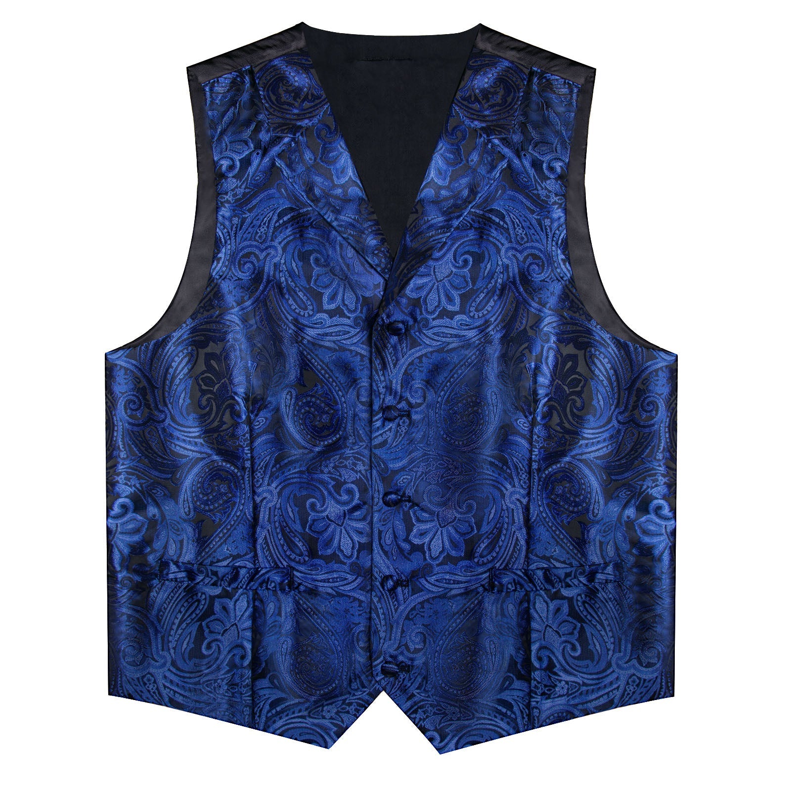 GentCrest Blue Paisley Vest Set - Image 3