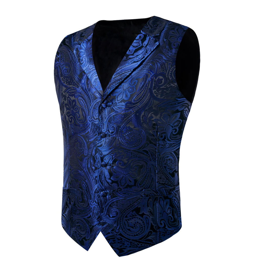GentCrest Blue Paisley Vest Set - Image 5