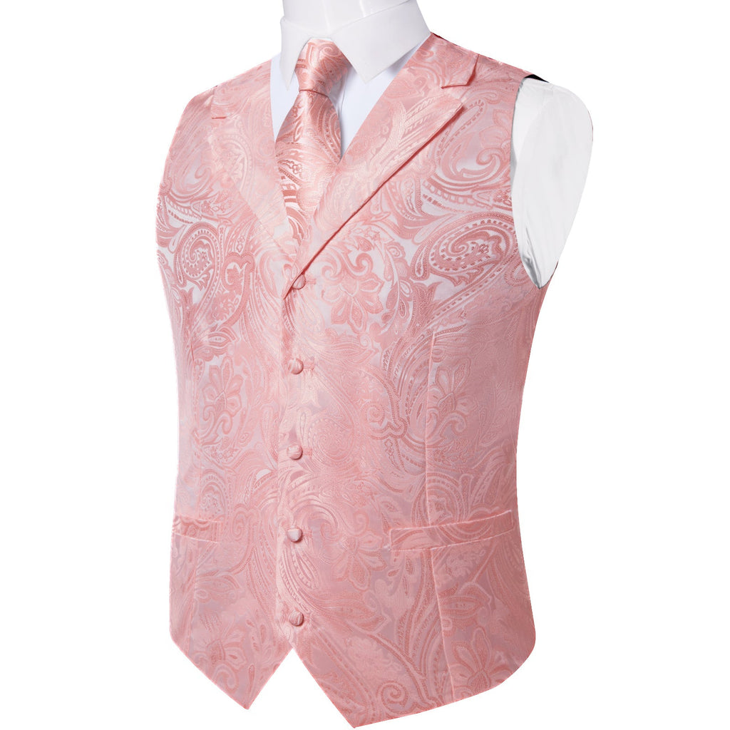 GentCrest Pink Paisley Vest Set - Image 3
