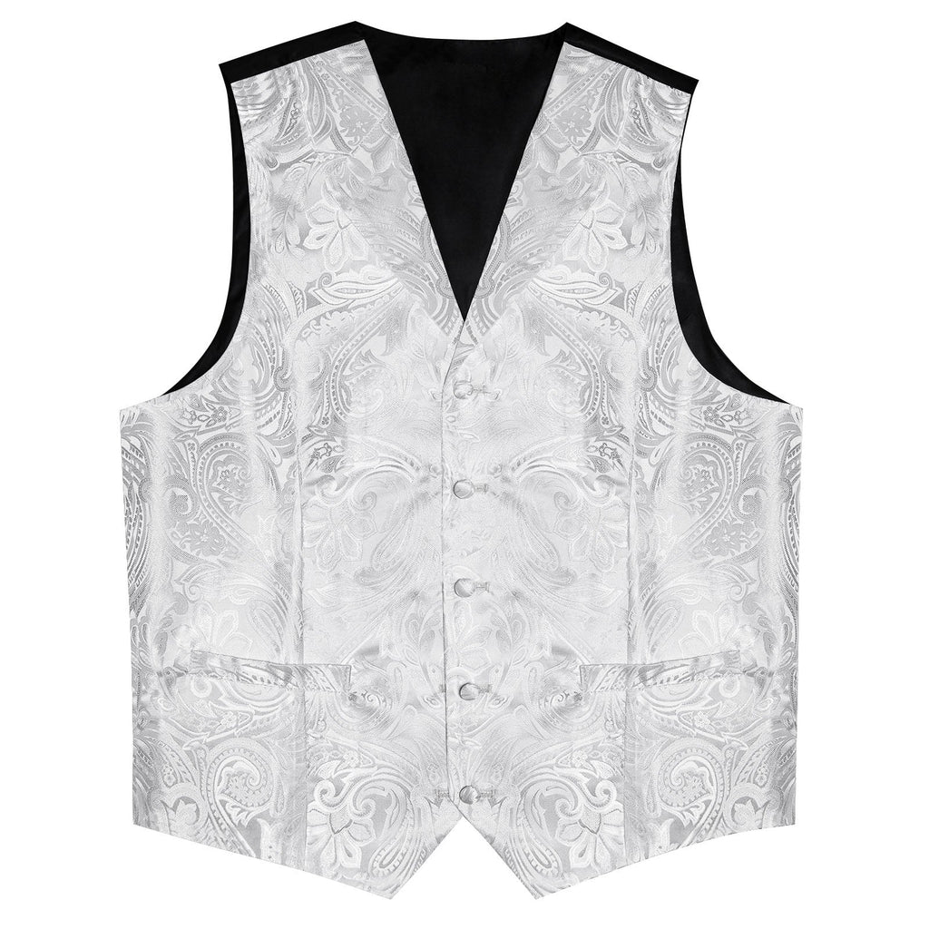 GentCrest White Paisley Vest Set - Image 4