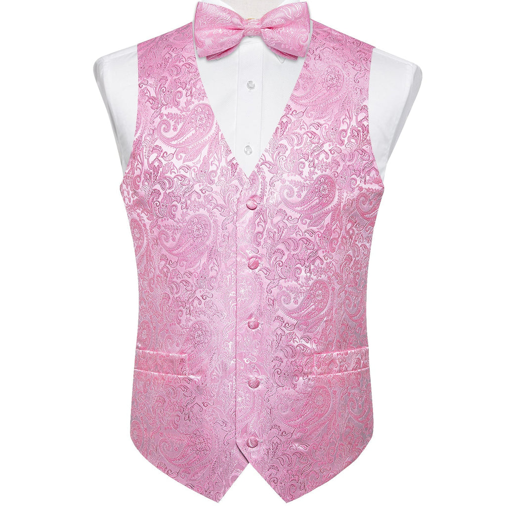 GentCrest Pink Paisley Vest Set - Image 9
