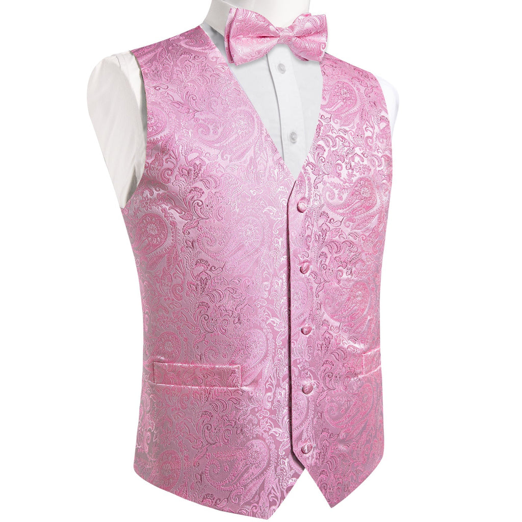 GentCrest Pink Paisley Vest Set - Image 10