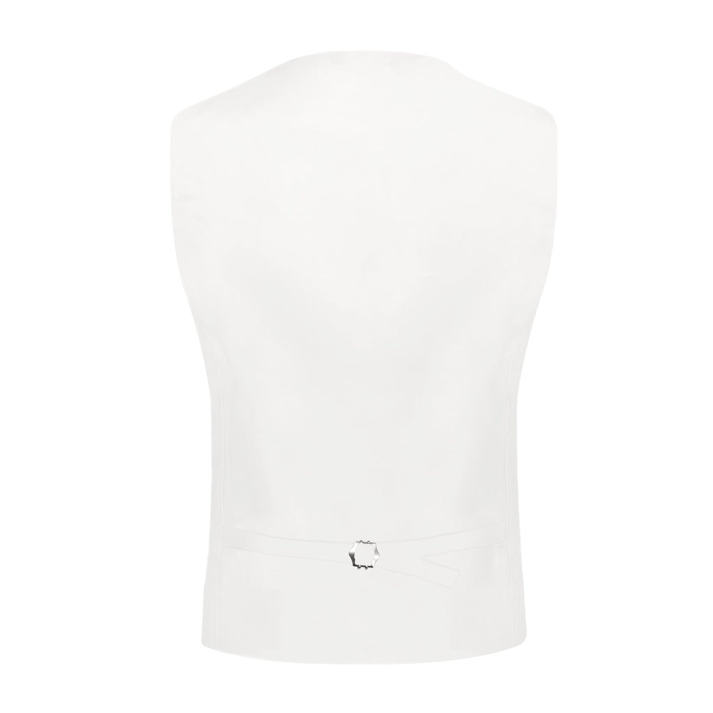 GentCrest White Solid Vest Set - Image 5