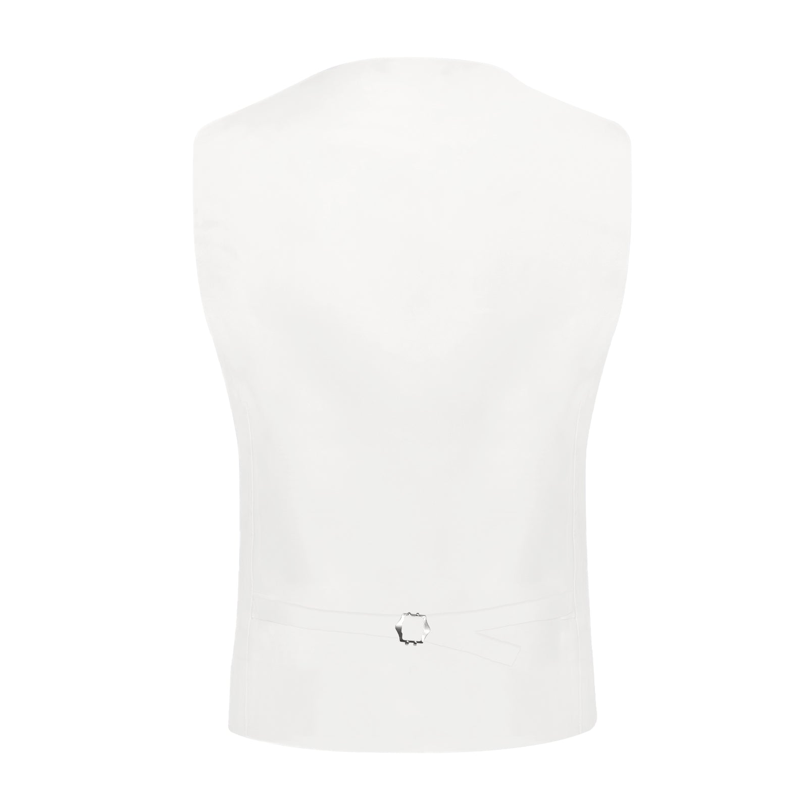 GentCrest White Solid Vest Set - Image 5