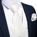 GentCrest White Solid Vest Set - Image 1