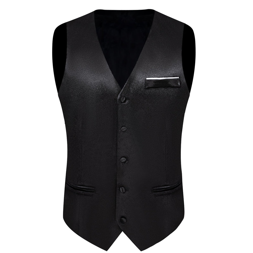 GentCrest Black Solid Vest Set - Image 4