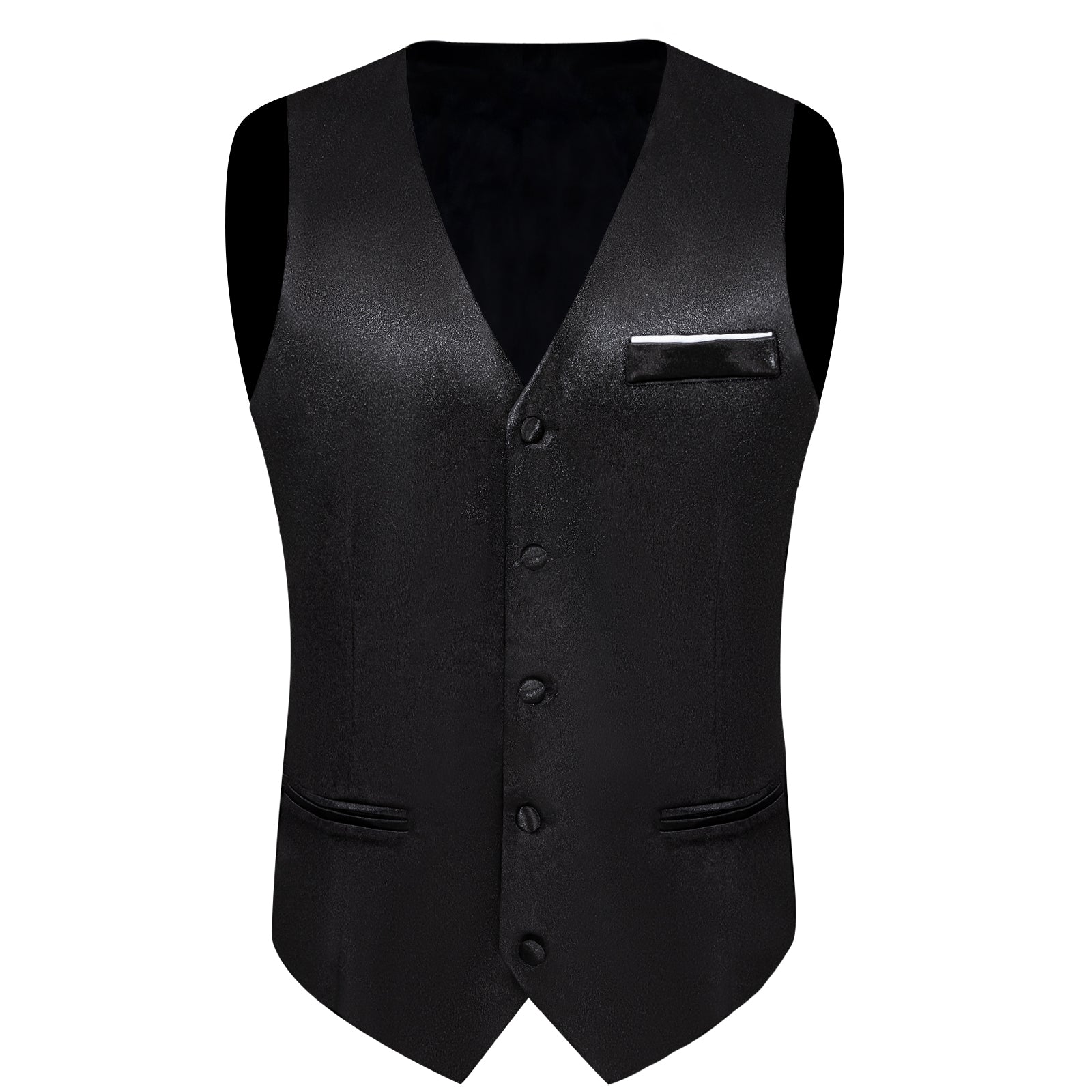 GentCrest Black Solid Vest Set - Image 4