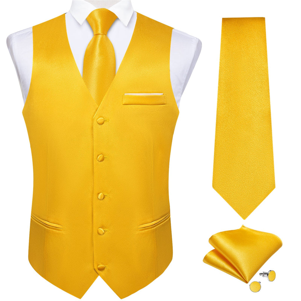 GentCrest Yellow Solid Vest Set - Image 2