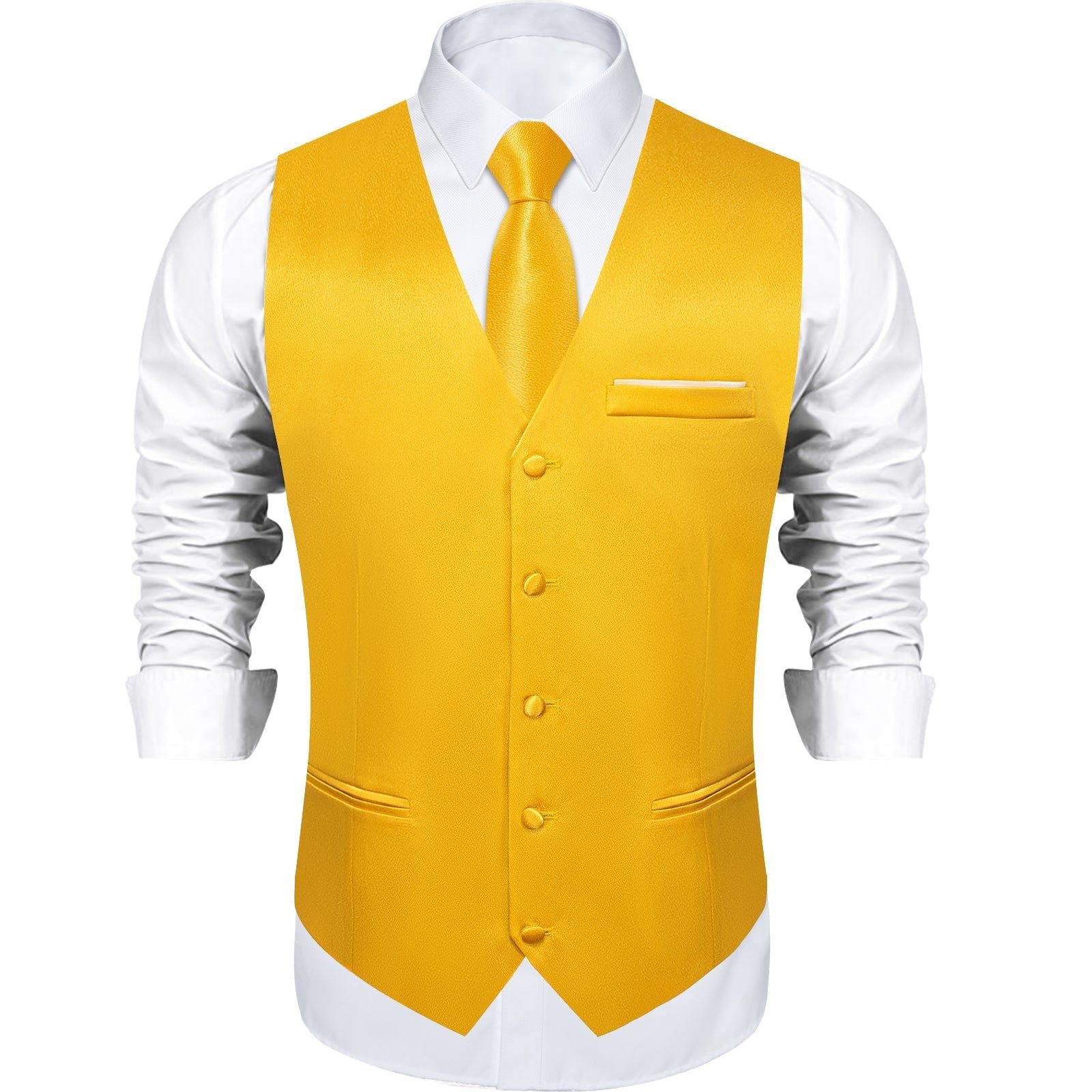 GentCrest Yellow Solid Vest Set - Image 3