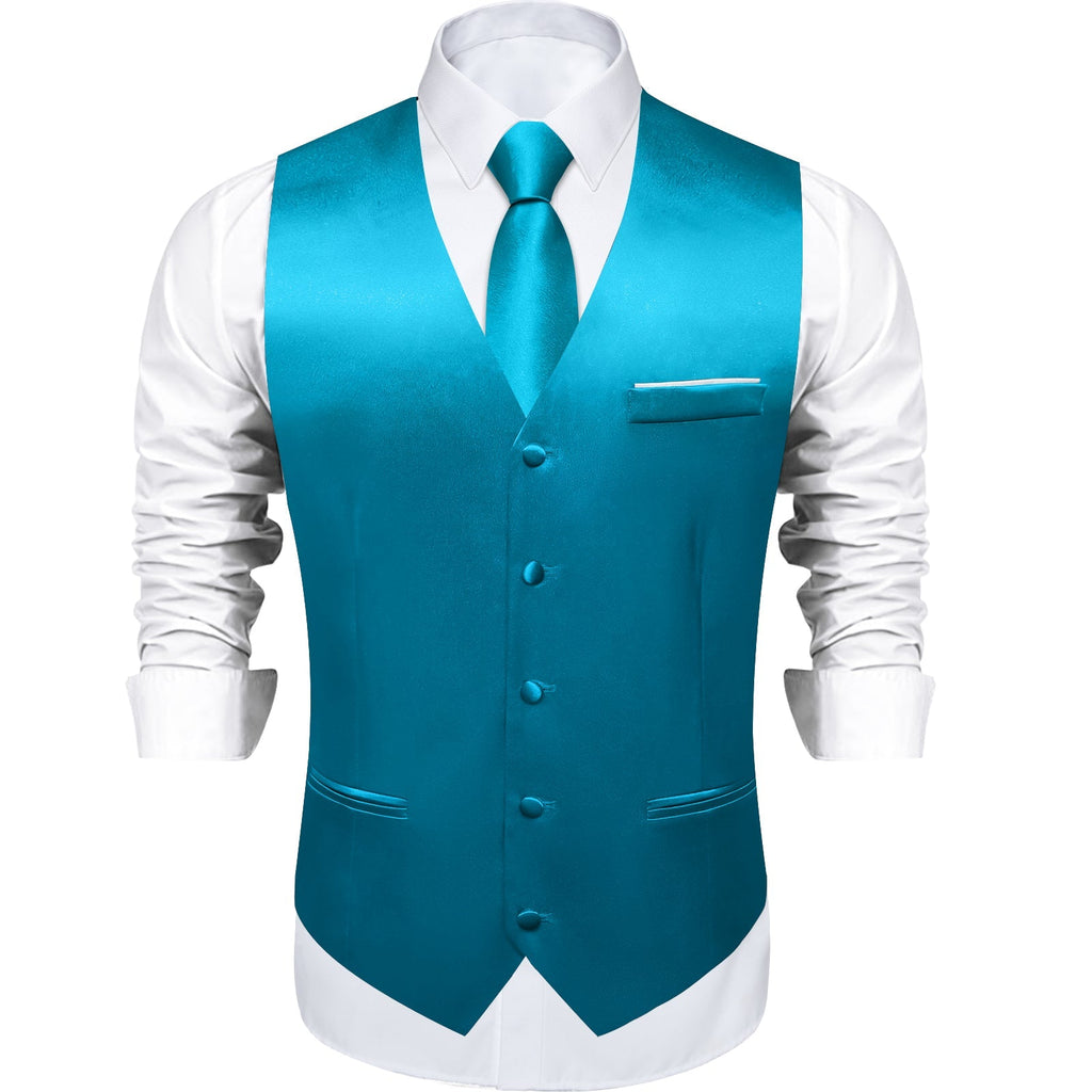 GentCrest Blue Solid Vest Set - Image 3