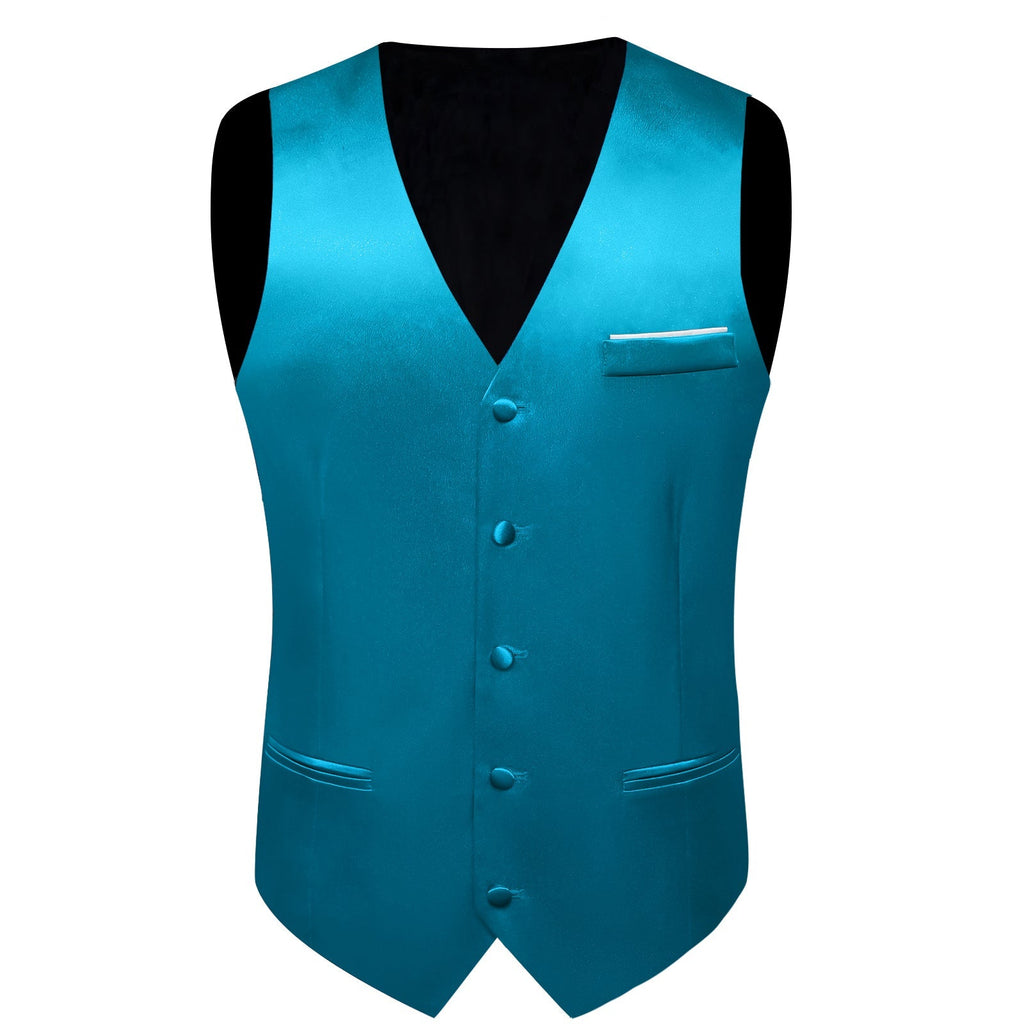 GentCrest Blue Solid Vest Set - Image 3