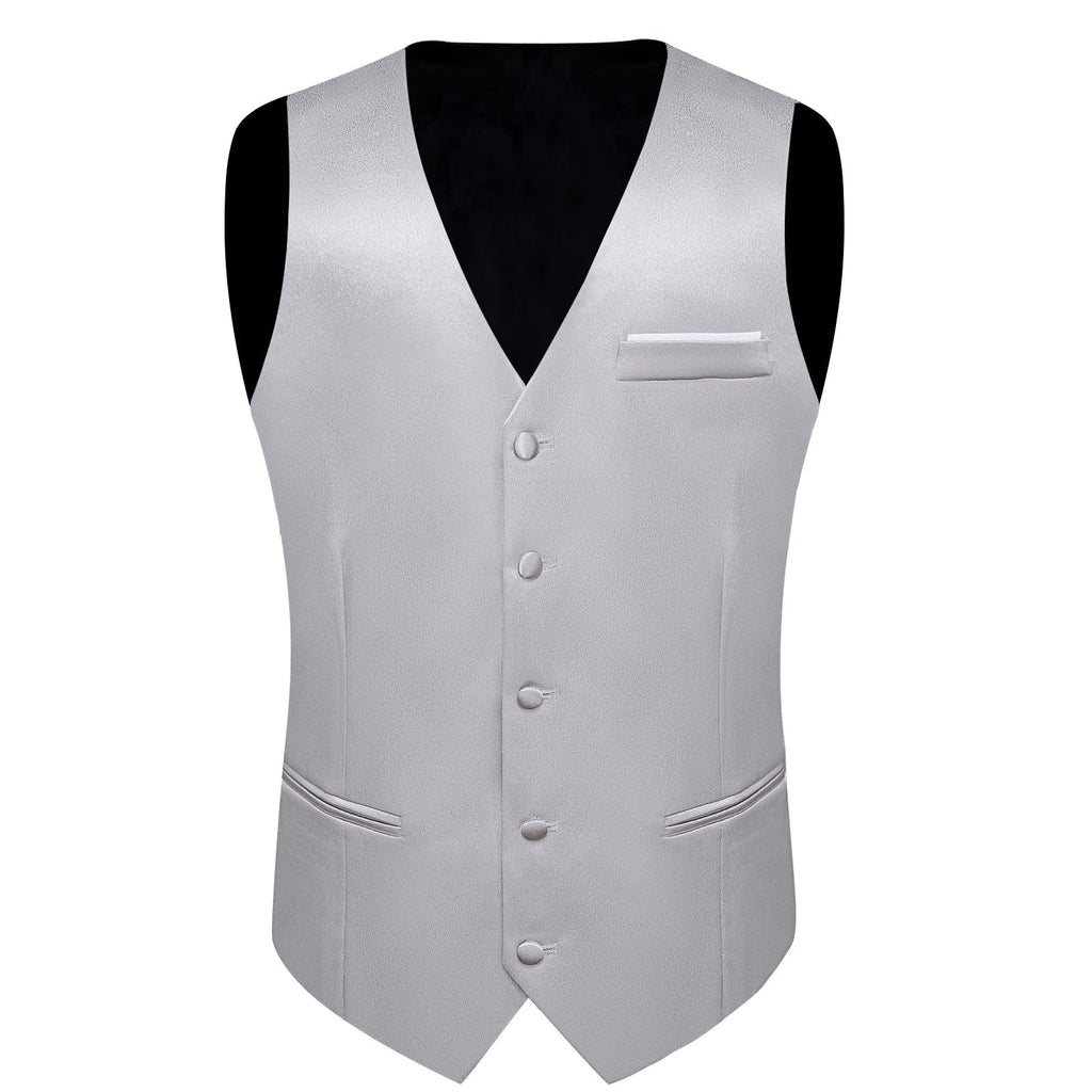 GentCrest Silver Solid Vest Set - Image 4