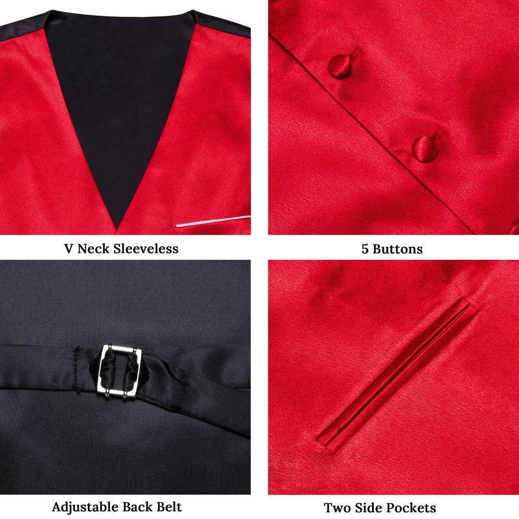 GentCrest Red Solid Vest Set - Image 6