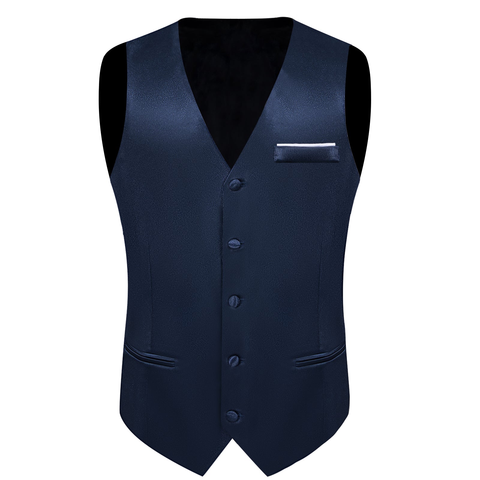 GentCrest Blue Solid Vest Set - Image 4