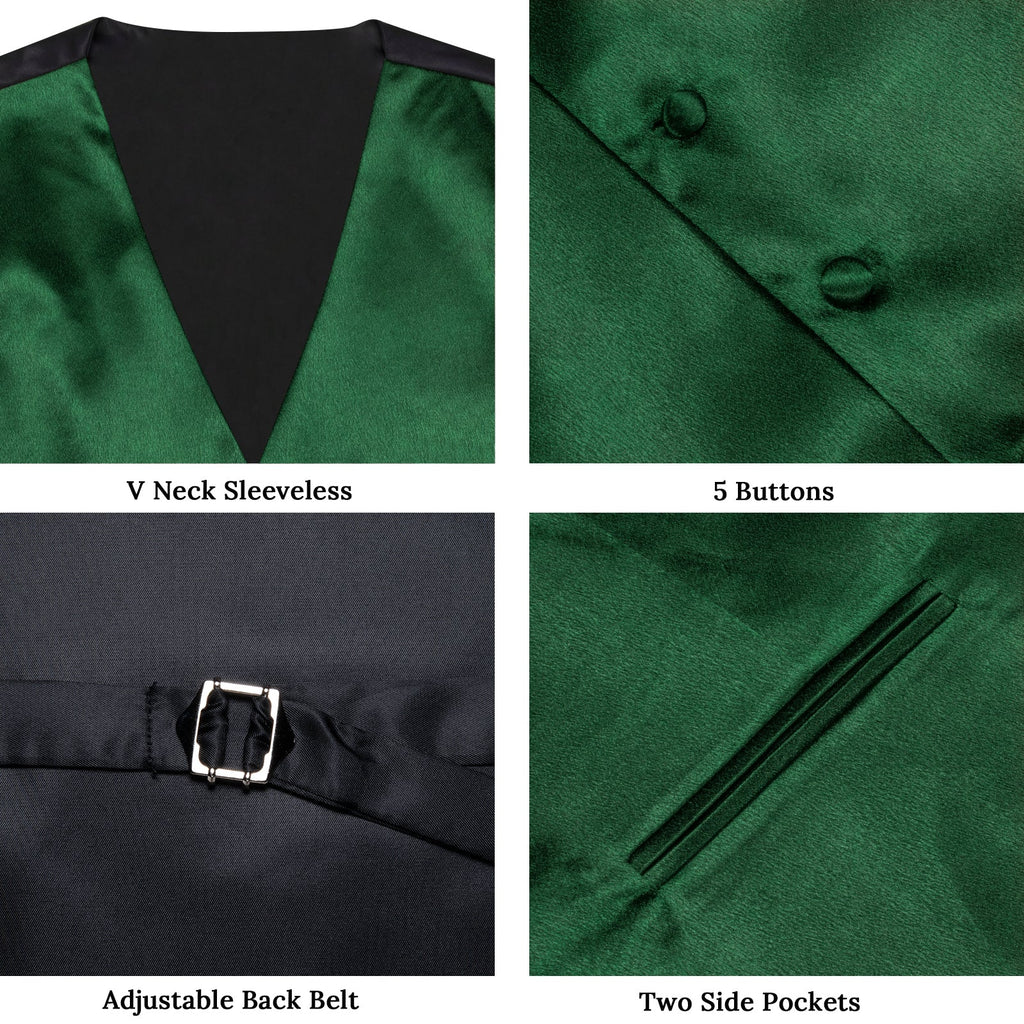 GentCrest Green Solid Vest Set - Image 6